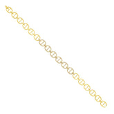 0.57ct 14k Yellow Gold Diamond Lady's Bracelet